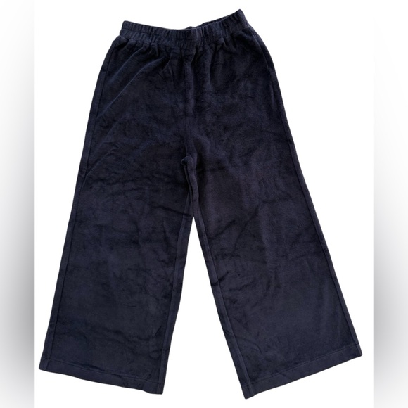 ✨ NWT Joie Arden French Terry Wide-Leg Lounge Ankle Pants in Peacoat Navy — XS - Picture 7 of 8